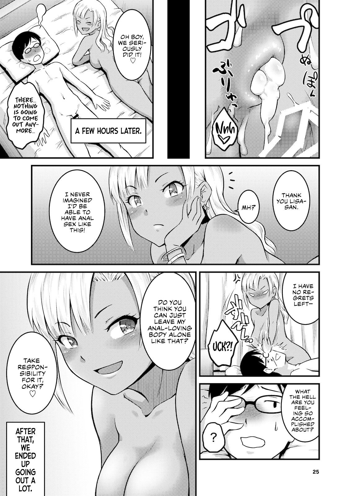 Hentai Manga Comic-A Book About Playing With a Black Gyaru and Her Butt-Read-24
